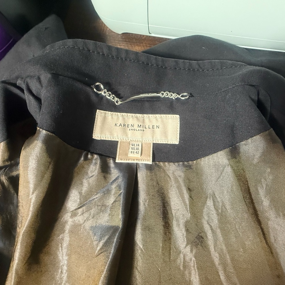 Karen Millen Military Style Trench Coat - Picture 9 of 11